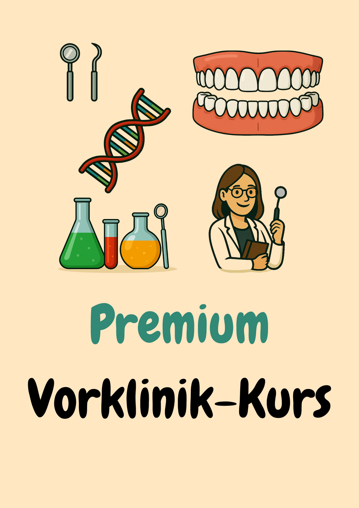 Vorklinik Zahnmedizin Premium – Lernplan für die Vorklinik