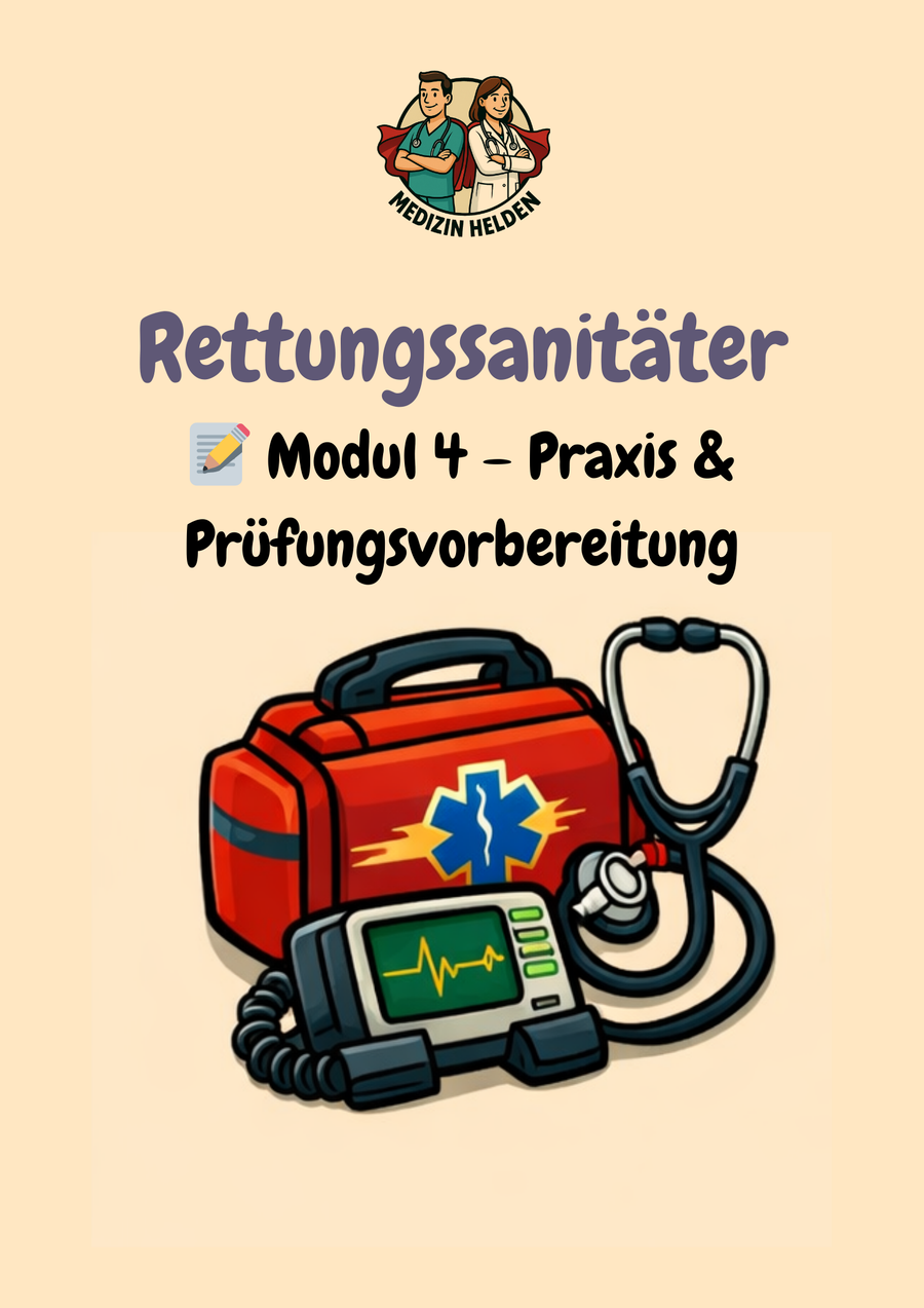 Modul 4: Praxis & Prüfungsvorbereitung für Rettungssanitäter – sicher in Prüfung und Einsatz starten – Vorschau 1