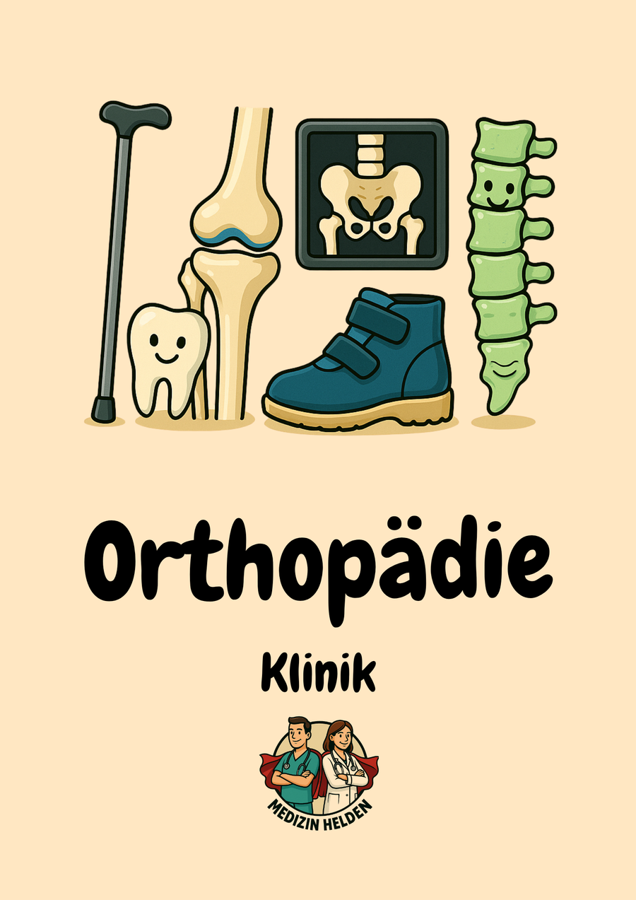 Orthopädie - Klinische Fälle & Lernmaterialien für das Medizinstudium – Klinik Vorschau 1