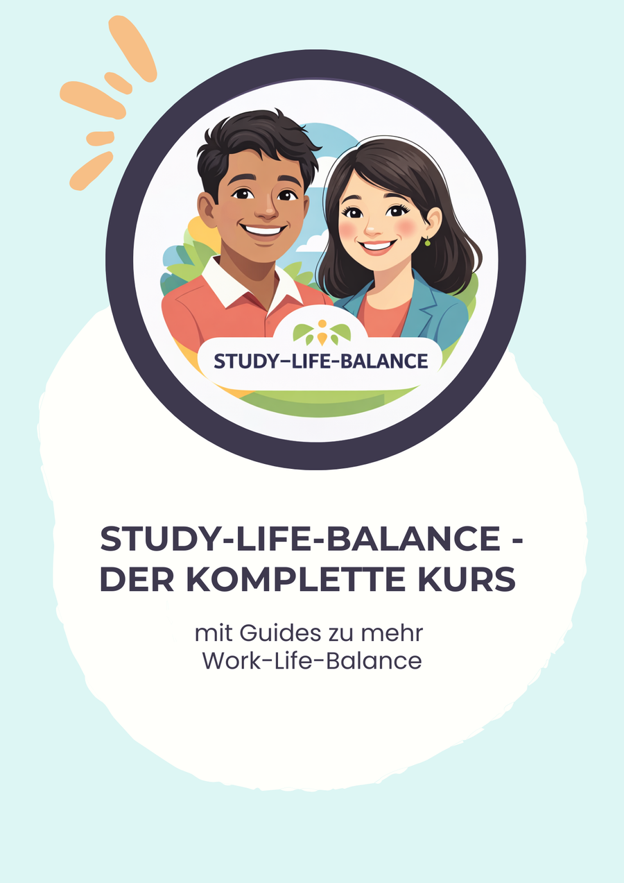 Study-Life-Balance - Der komplette Online-Kurs mit Planer, Guides zu mehr Work-Life-Balance & Vorlagen – Vorschau 1