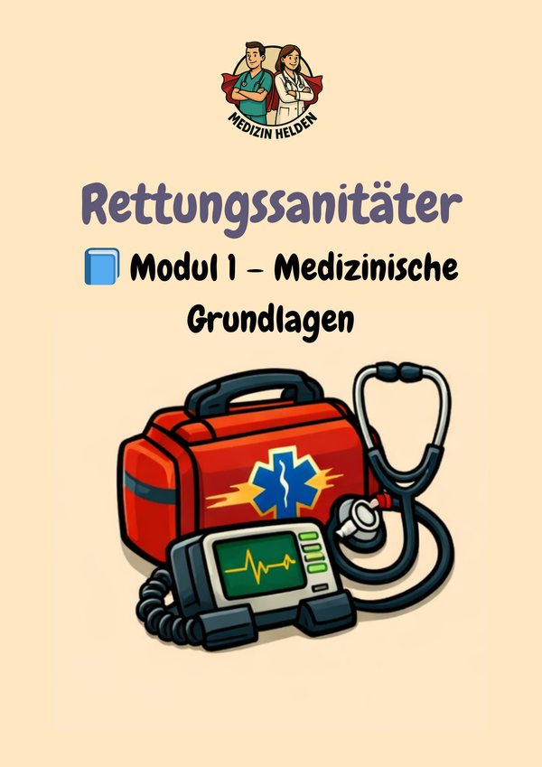 Modul 1: Medizinische Grundlagen für Rettungssanitäter – sicher verstehen, souverän handeln