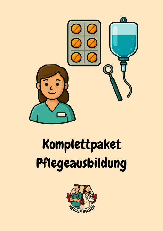 Pflegeausbildung Komplettpaket – über 500 Seiten Lernskripte