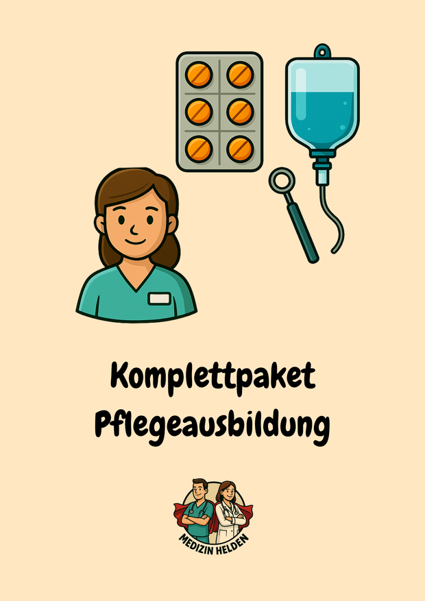 Pflegeausbildung Komplettpaket – über 500 Seiten Lernskripte