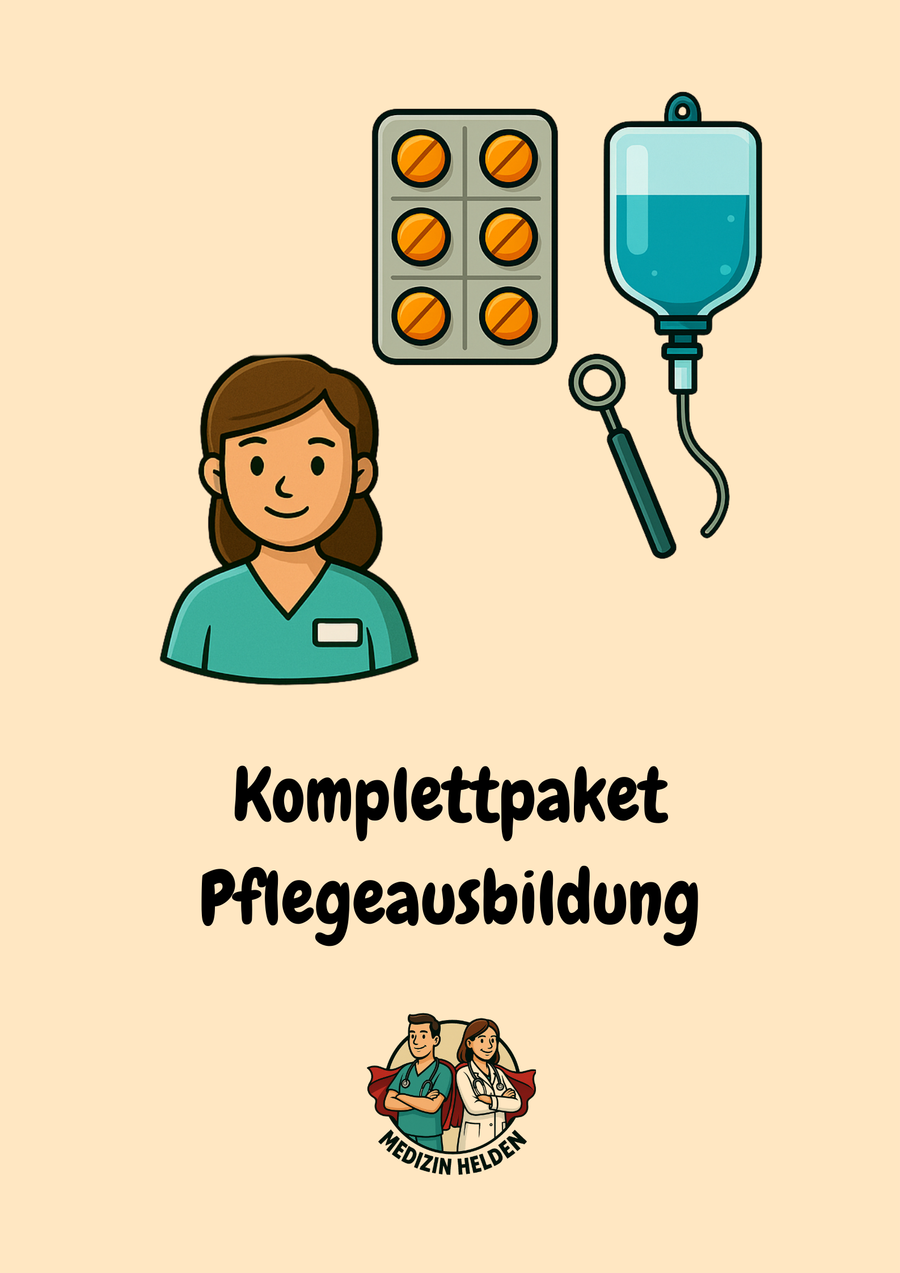 Komplettpaket Pflegeausbildung – Dein Rundum-Paket für Theorie & Praxis