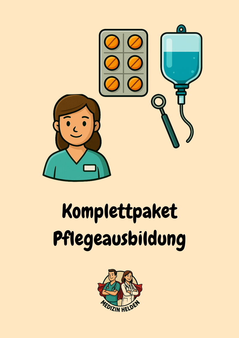 Komplettpaket Pflegeausbildung – Dein Rundum-Paket für Theorie & Praxis – Bild 1