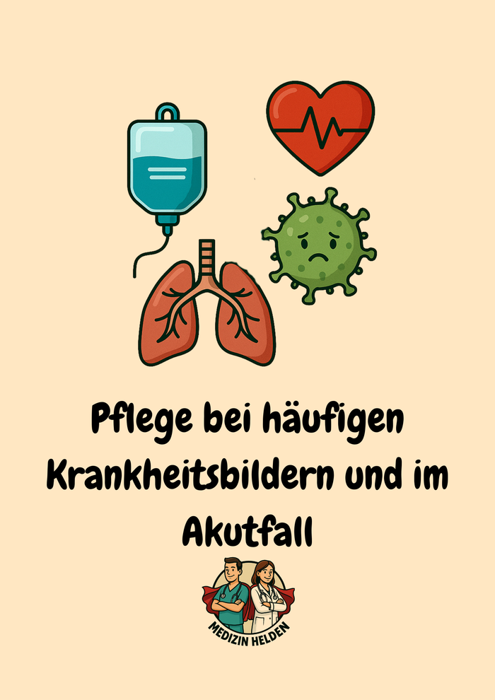 Pflege bei häufigen Krankheitsbildern und im Akutfall – Dein umfassendes Lernpaket