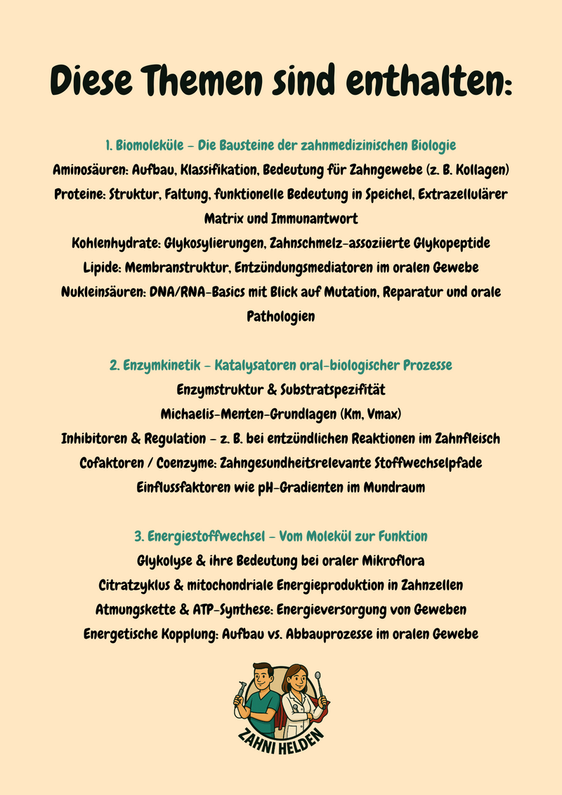 Biochemie Komplettkurs Zahnmedizin – Sicher durchs Z1 Bild 4