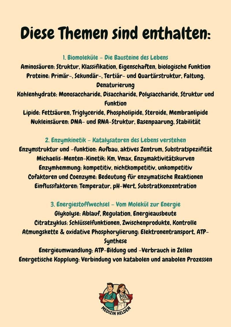 Vorklinik Komplettkurs – Biochemie, Anatomie, Physiologie & Psychologie für das Medizinstudium Bild 4