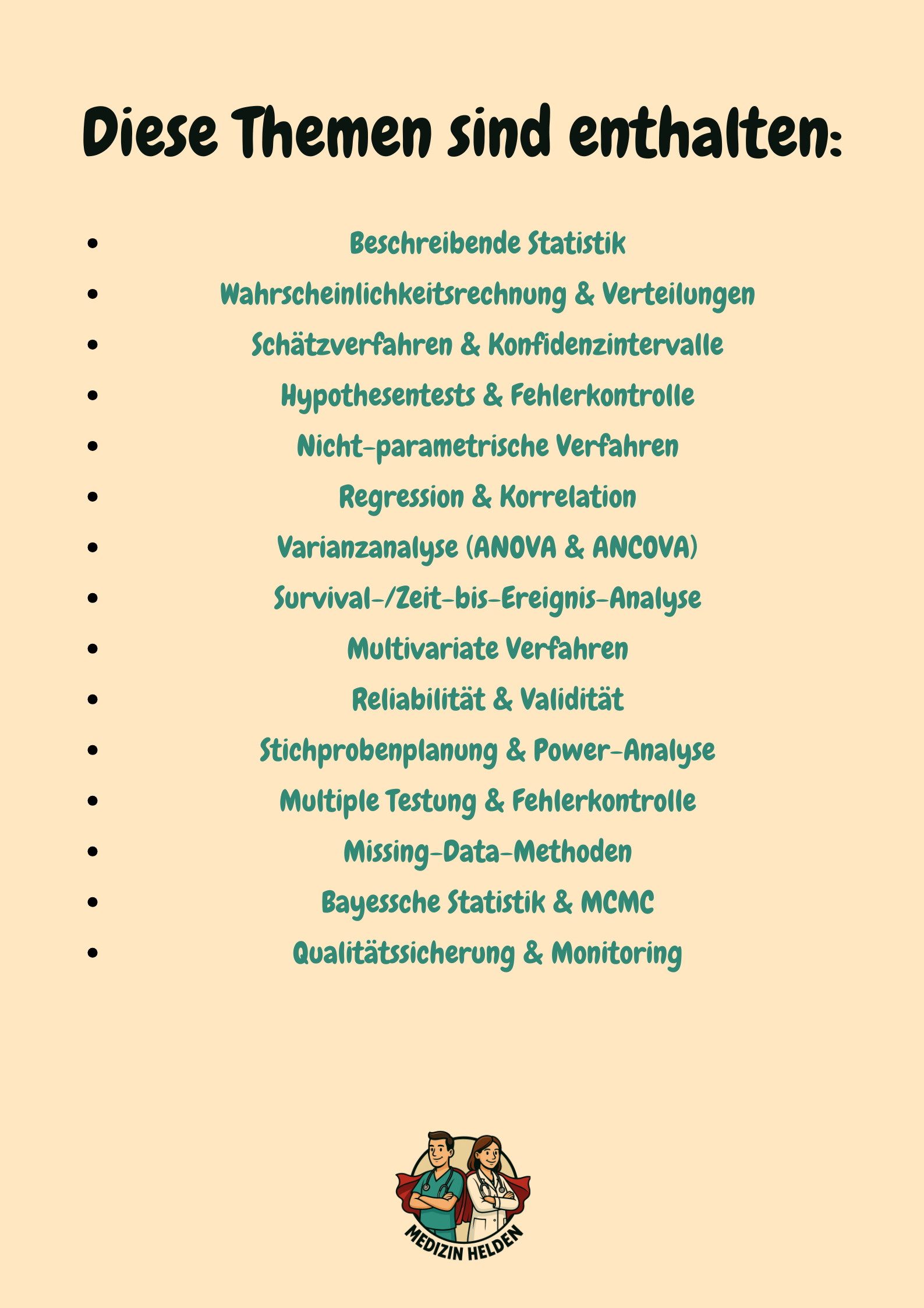 Biometrie & EBM – Dein Schlüssel zu Statistik, Studienverständnis und evidenzbasierter Medizin