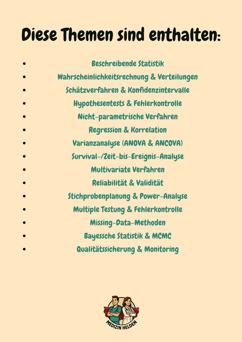 Biometrie & EBM – Dein Schlüssel zu Statistik, Studienverständnis und evidenzbasierter Medizin Bild 2