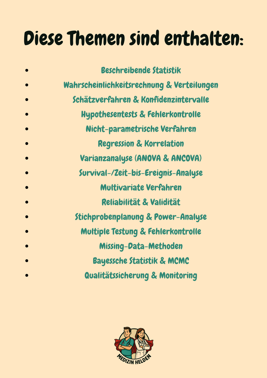 Biometrie & EBM – Dein Schlüssel zu Statistik, Studienverständnis und evidenzbasierter Medizin – Klinik Vorschau 2