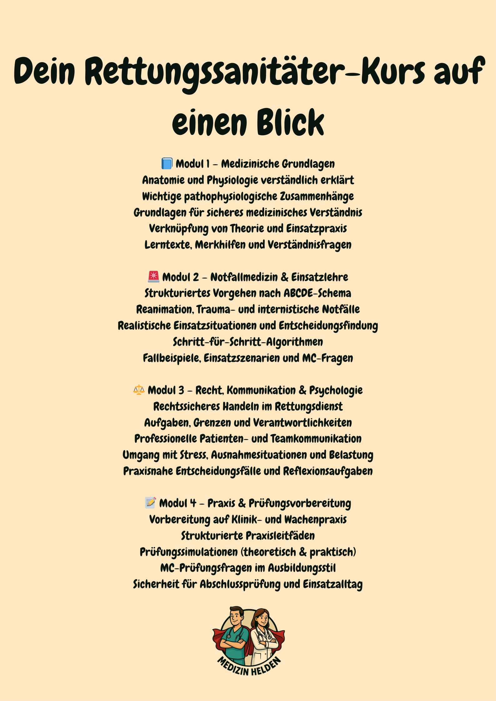 Rettungssanitäter-Kurs – Dein professioneller Einstieg in Theorie & Praxis
