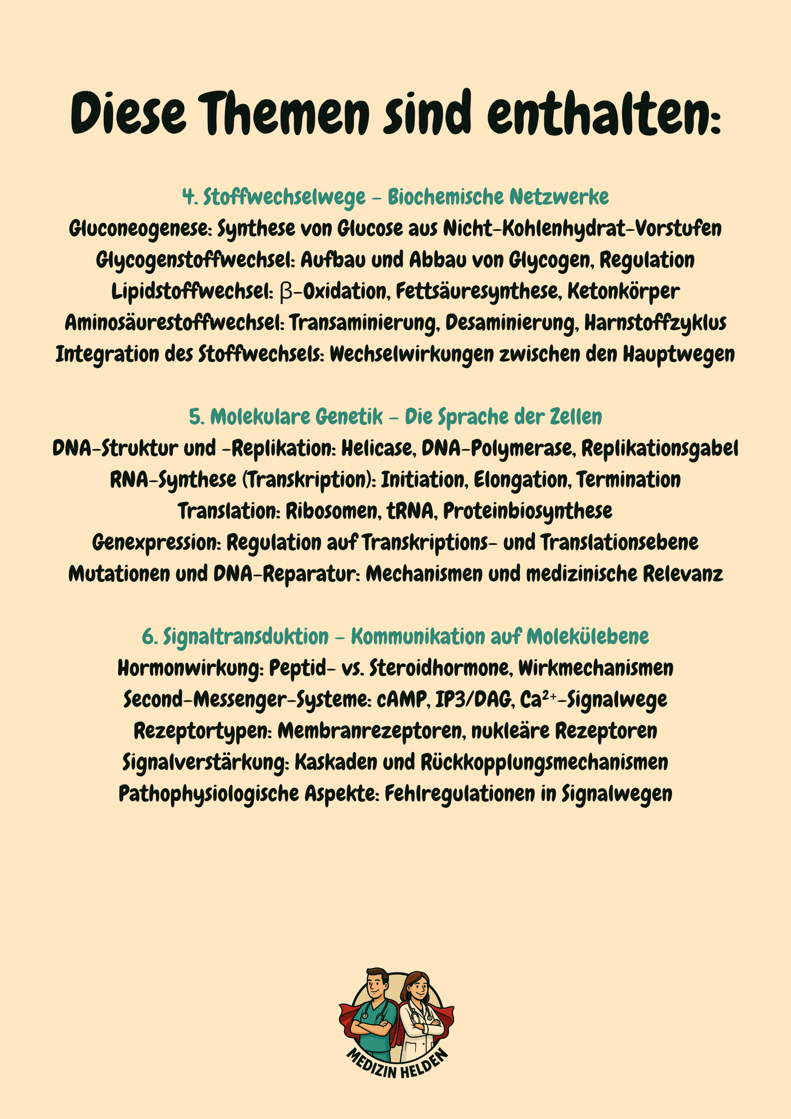 Biochemie Komplettkurs Medizin – Sicher durchs Physikum