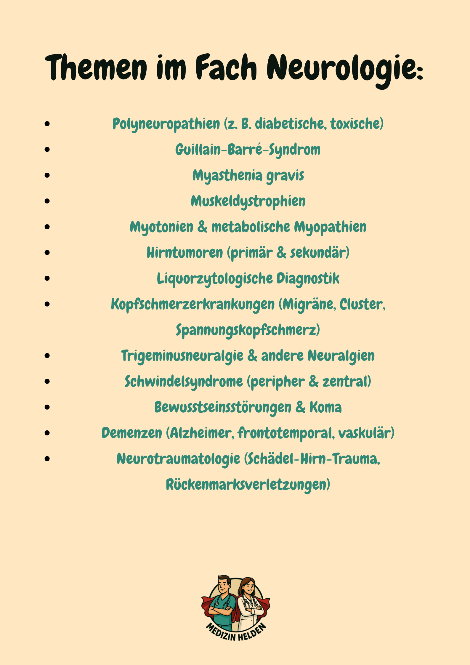 Neurologie – Lernmaterial für die Klinik