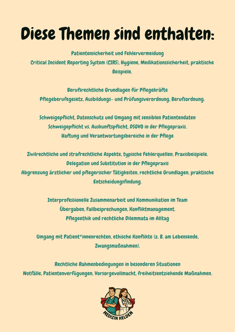 Grundlagen professioneller Pflege & rechtliche Rahmenbedingungen - Lernpaket Pflegeausbildung – Vorschau 3