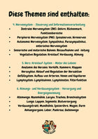 Physiologie Zahnmedizin – Kurs zu allen Organsystemen fürs Z1