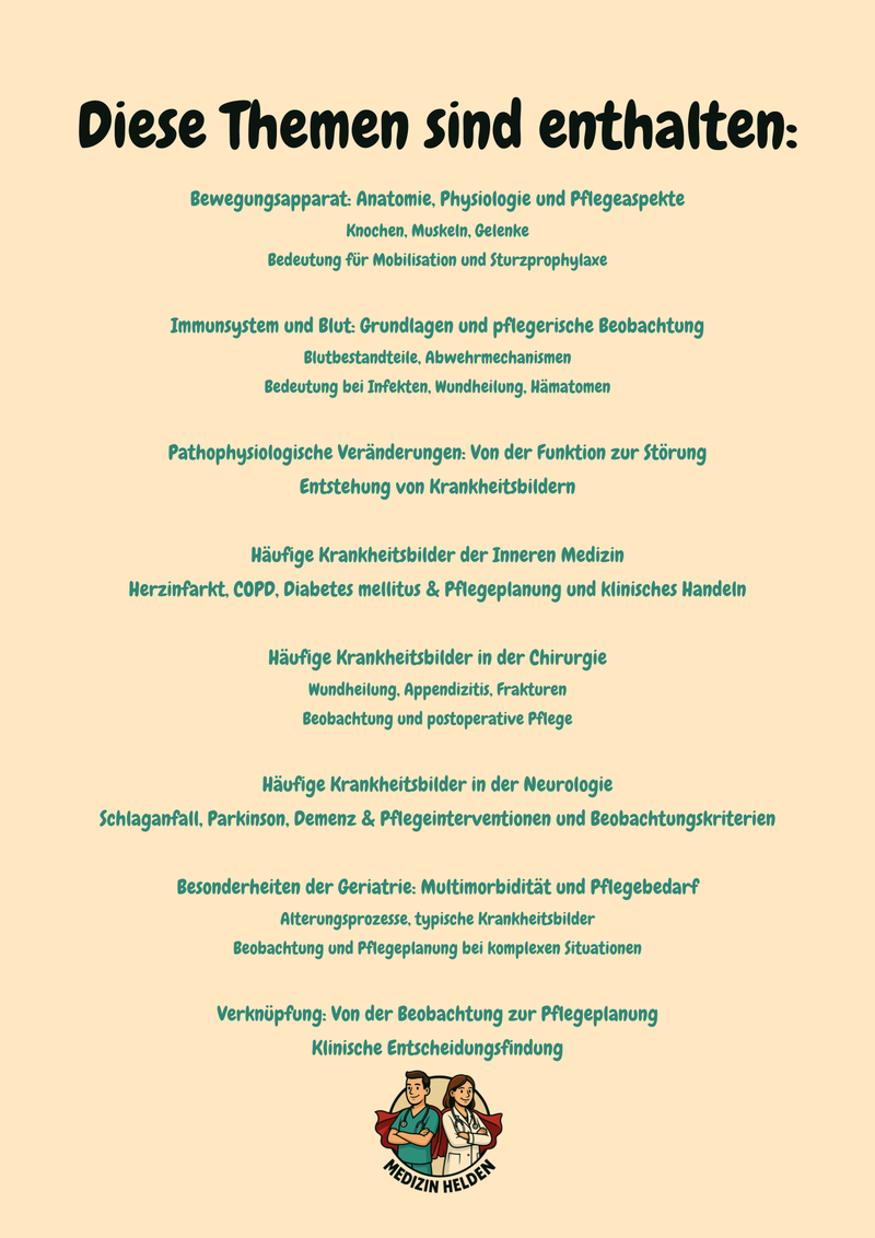 Anatomie, Physiologie & Krankheitslehre – Dein Komplettpaket für die Pflegeausbildung Bild 3