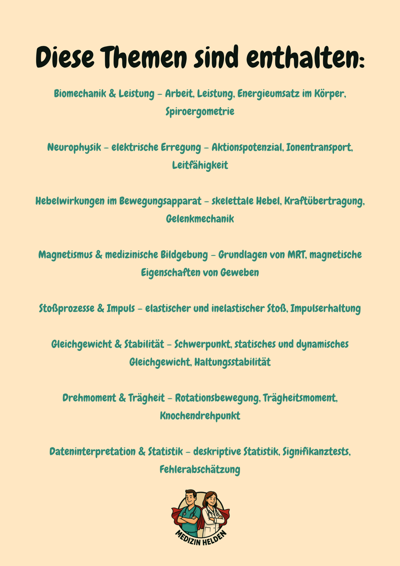 Vorbereitungskurs Biologie, Chemie & Physik - 1. Vorklinisches Semester Bild 7