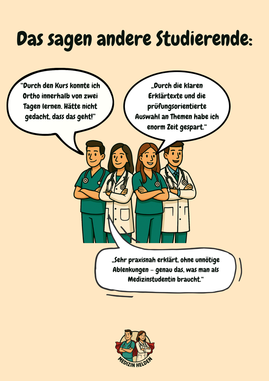 Orthopädie - Klinische Fälle & Lernmaterialien für das Medizinstudium – Klinik Vorschau 4