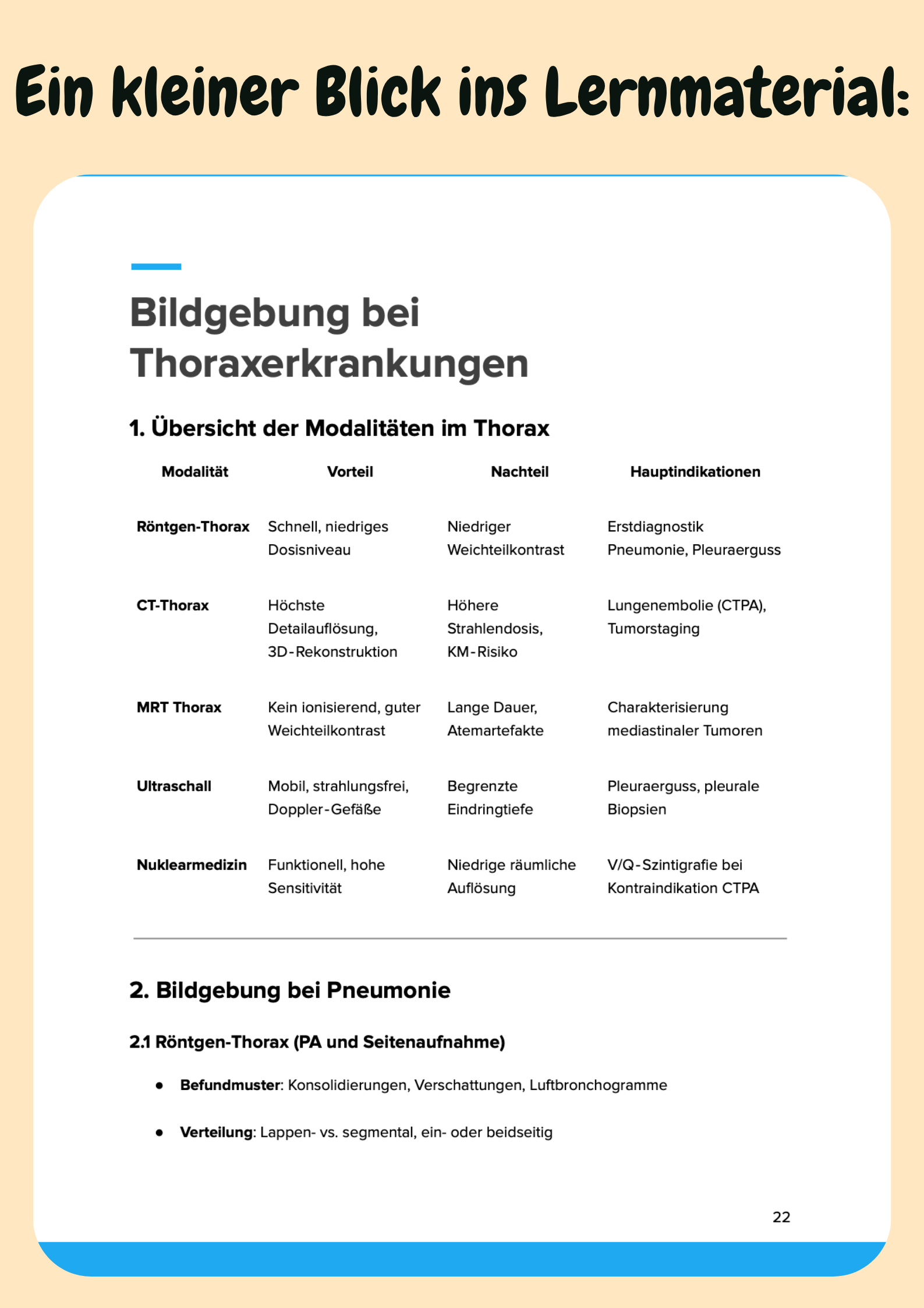 Radiologie – Klinik verstehen, Diagnosen stellen