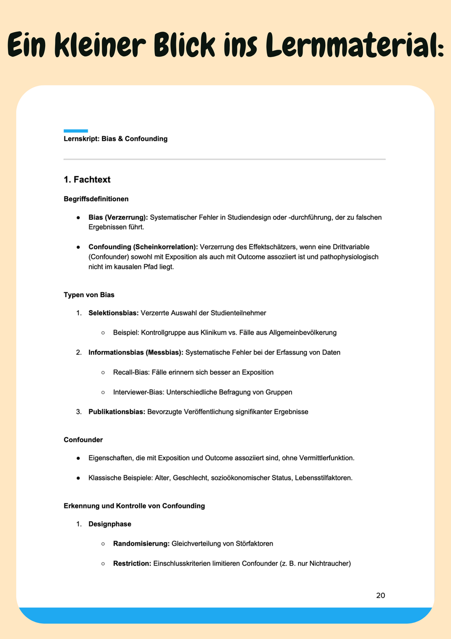 Biometrie & EBM – Dein Schlüssel zu Statistik, Studienverständnis und evidenzbasierter Medizin – Klinik Vorschau 5