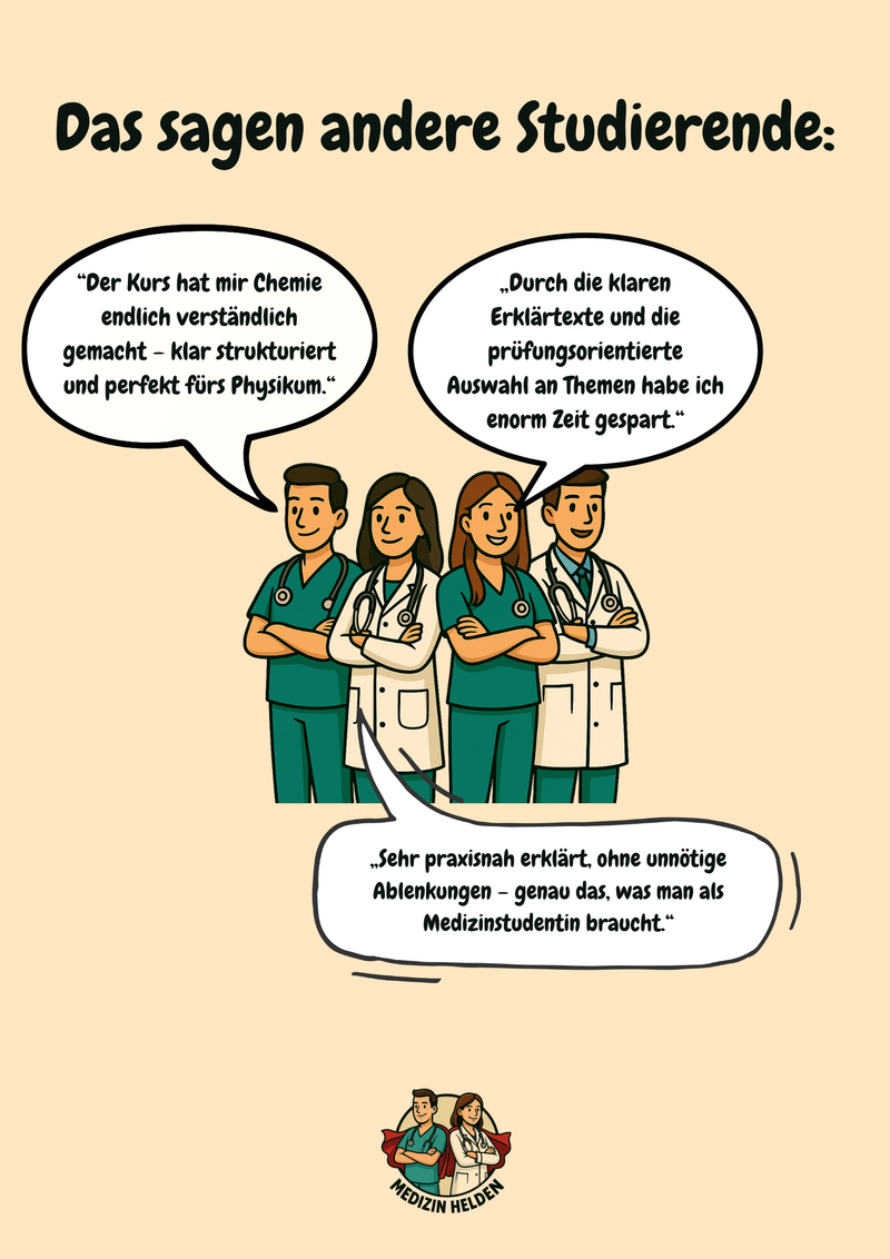 Vorbereitungskurs Biologie, Chemie & Physik - 1. Vorklinisches Semester Bild 3