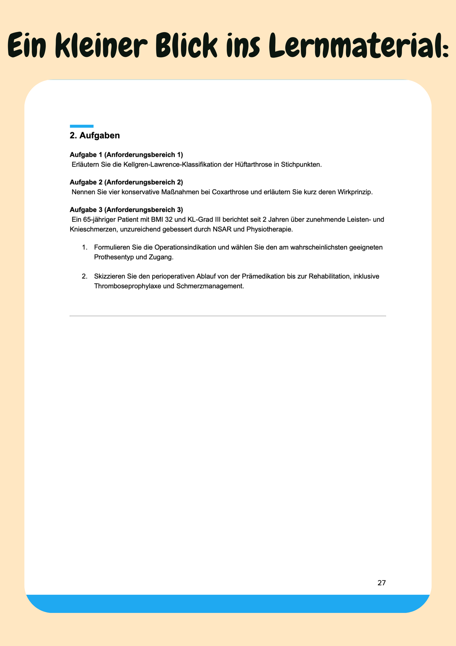 Orthopädie - Klinische Fälle & Lernmaterialien für das Medizinstudium Großansicht 6