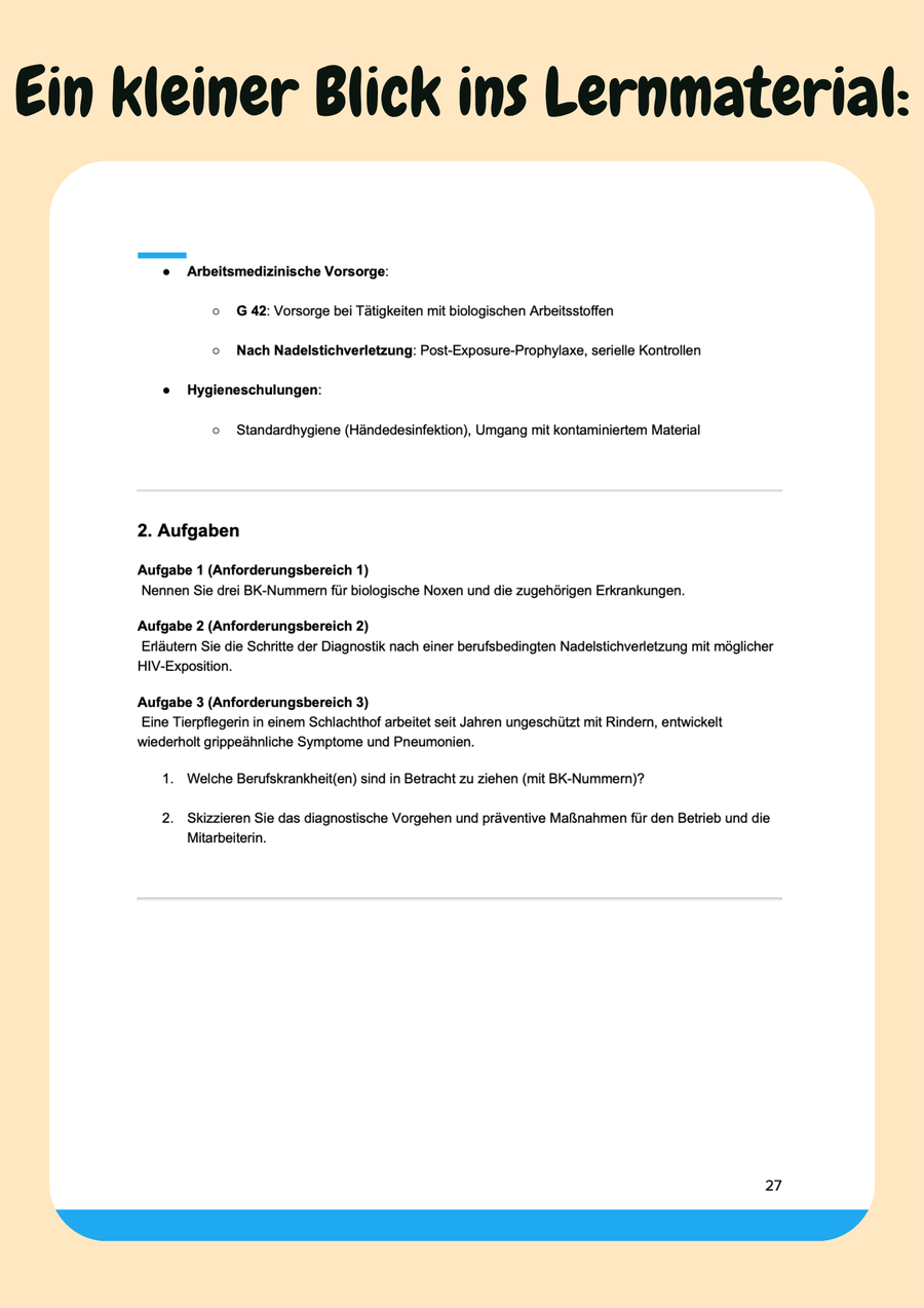 Arbeits- & Sozialmedizin – Klinikkurs für das Medizinstudium – Klinik Vorschau 6