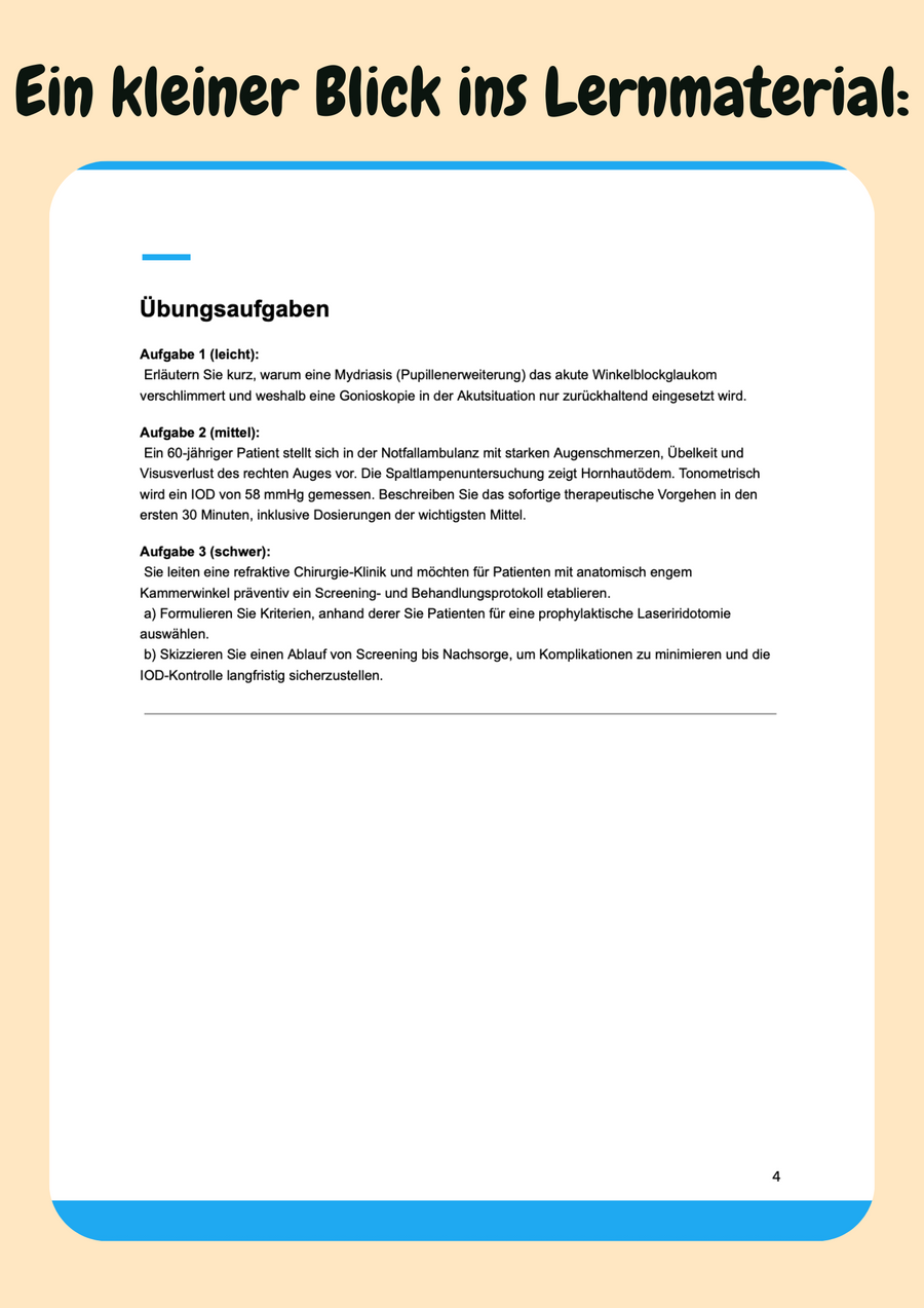 Augenheilkunde – Dein kompletter Klinik-Kurs für Studium, Staatsexamen & Praxis – Klinik Vorschau 6