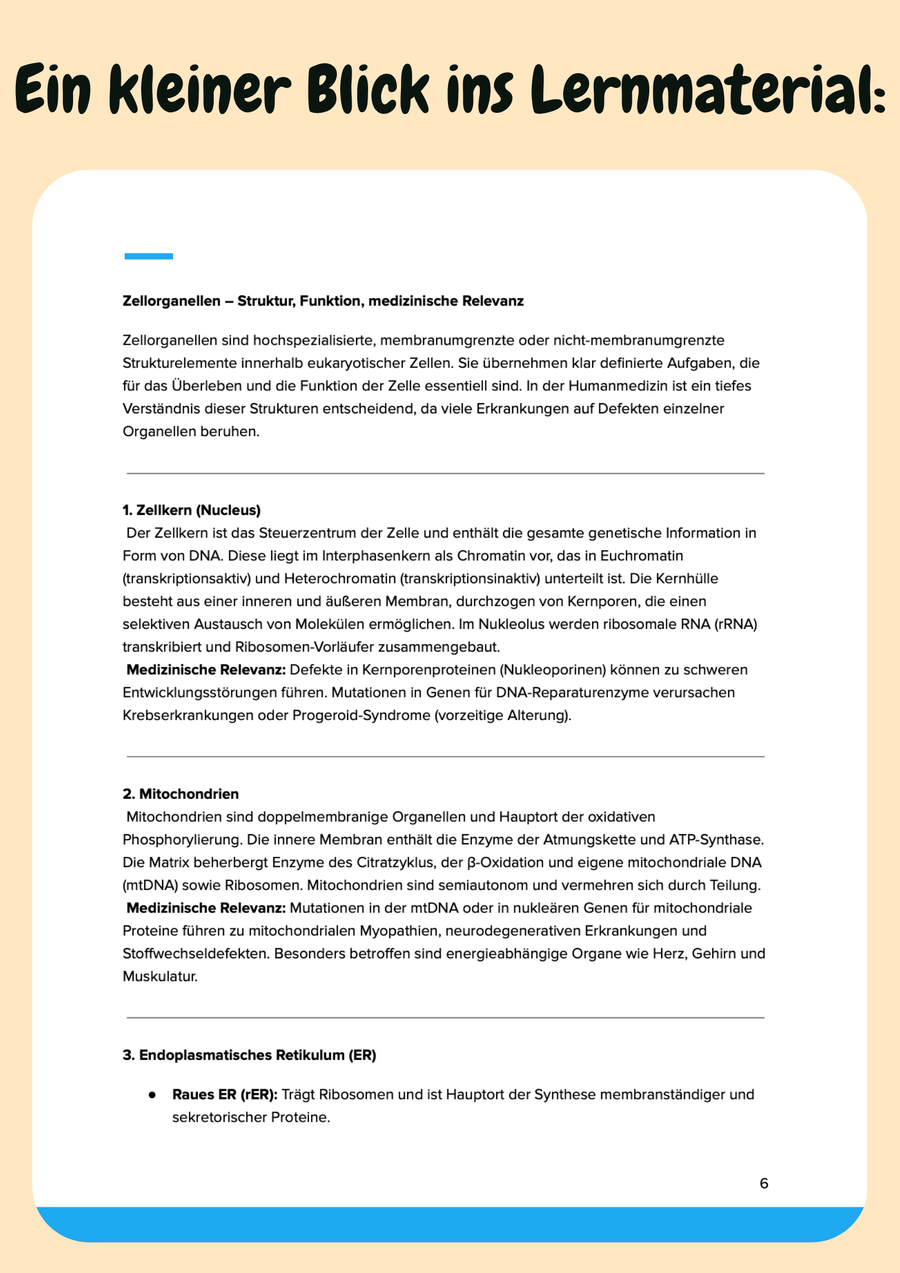 Medizinische Biologie kompakt: Sicher durch die Vorklinik – Vorklinik Vorschau 5