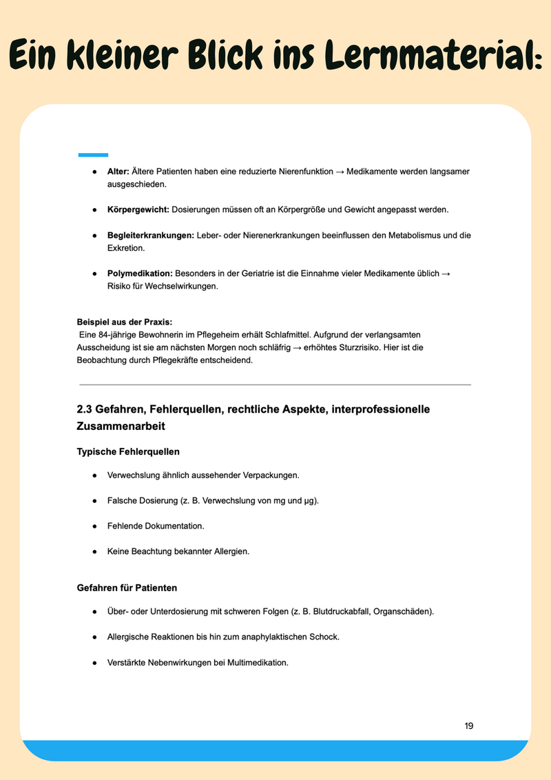 Grundlagen professioneller Pflege & rechtliche Rahmenbedingungen - Lernpaket Pflegeausbildung Bild 6