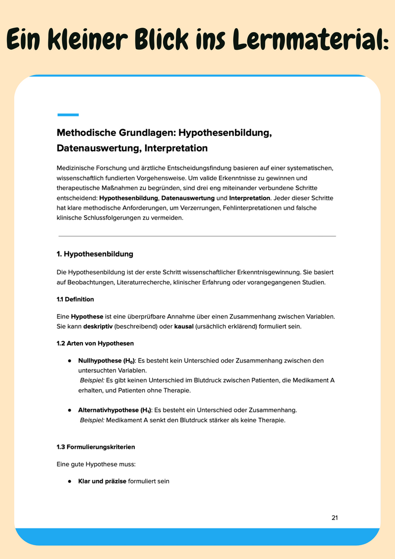 Vorbereitungskurs Biologie, Chemie & Physik - 1. Vorklinisches Semester Bild 9