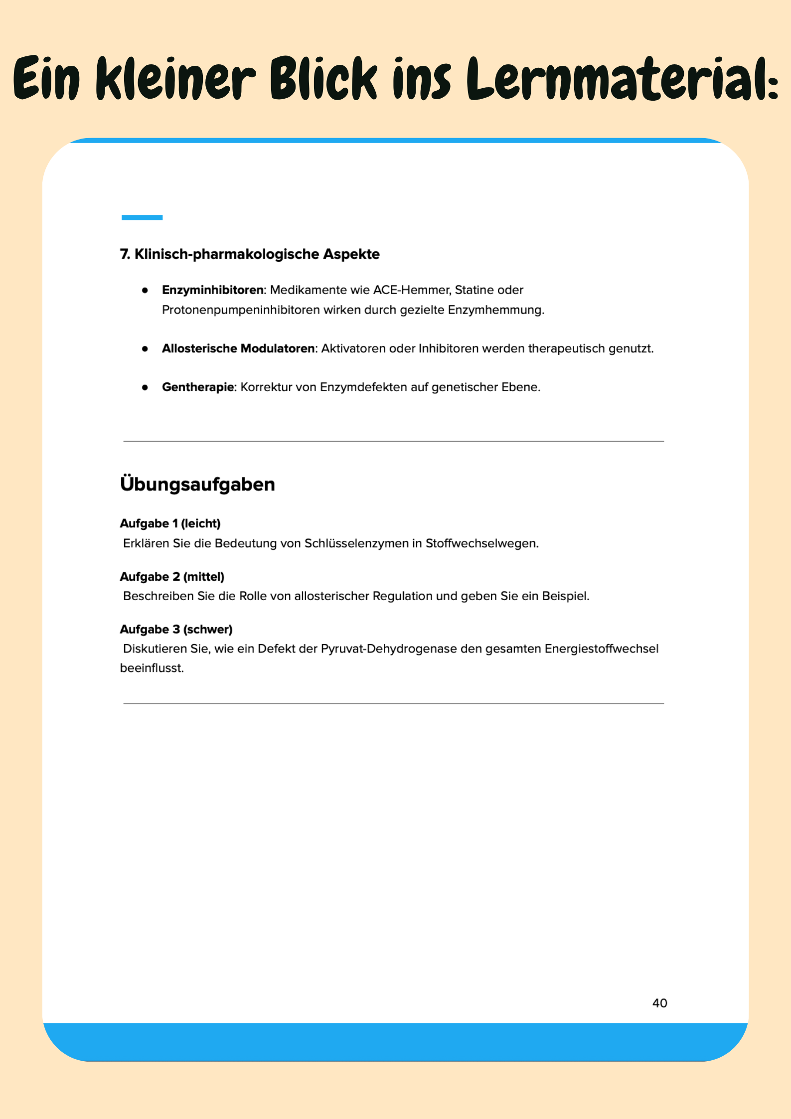 Vorbereitungskurs Biologie, Chemie & Physik - 1. Vorklinisches Semester Großansicht 11