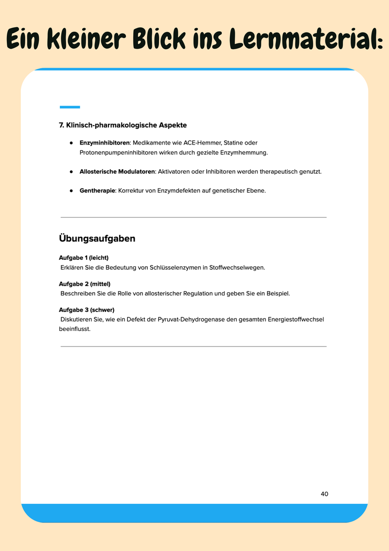 Vorbereitungskurs Biologie, Chemie & Physik - 1. Vorklinisches Semester Bild 11