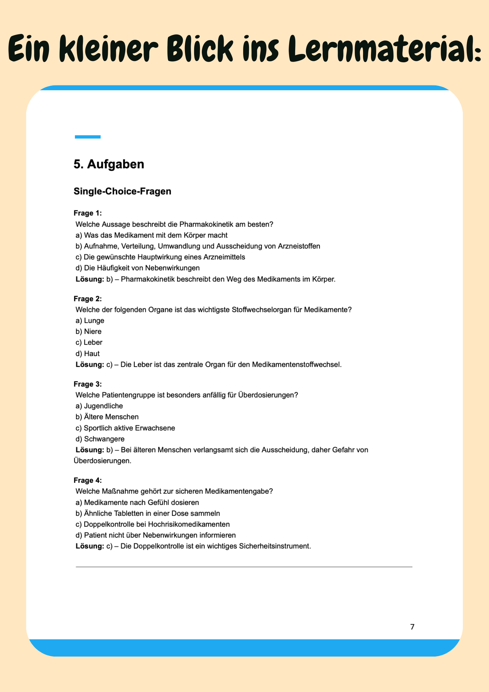 Medikamente, Infusionen und pflegerisches Pharmakologiewissen – Dein verlässlicher Begleiter durch Ausbildung und Klinikalltag Großansicht 8