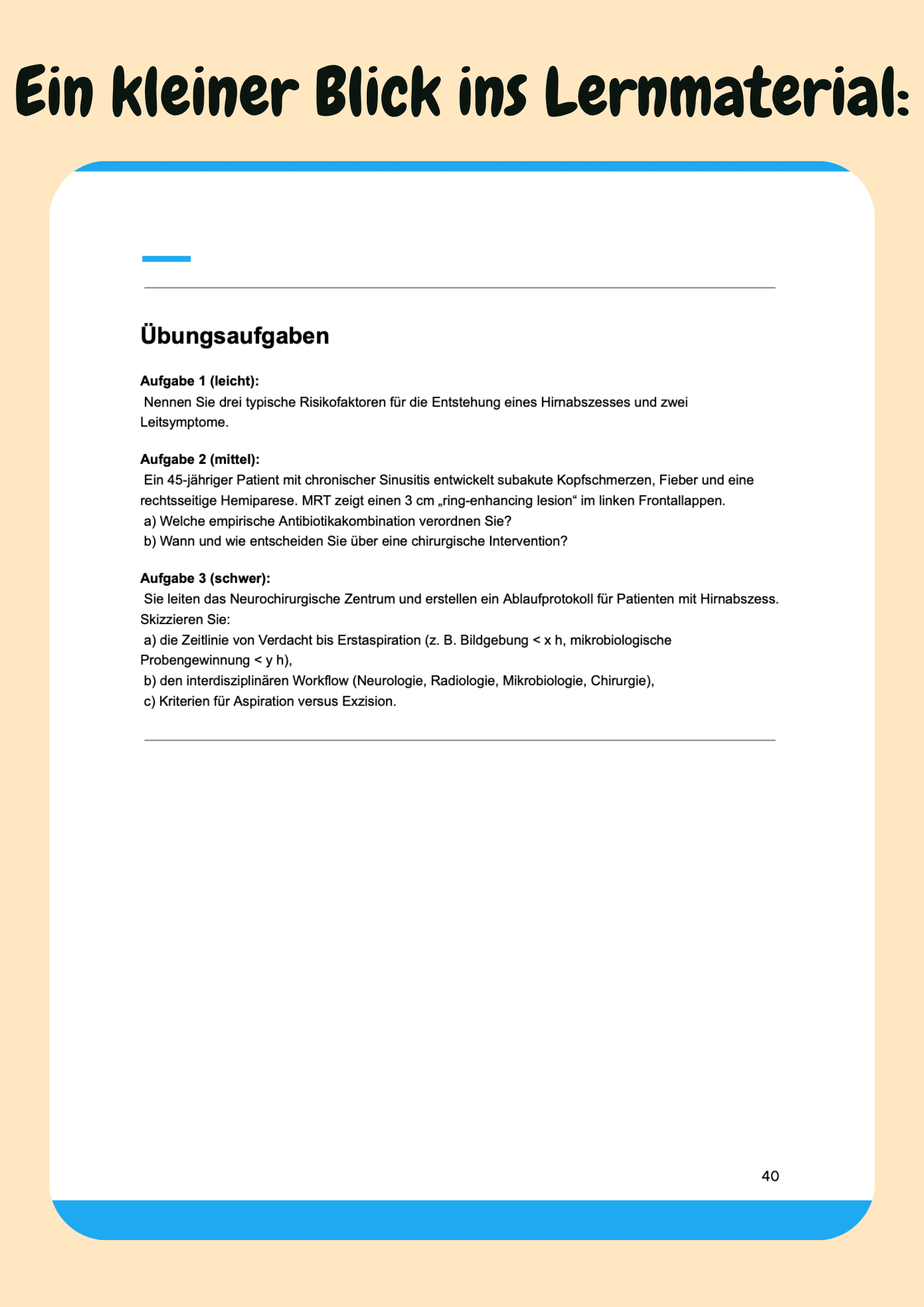 Komplettpaket Medizinstudium für M1 & M2 - Entspannt durch Vorklinik & Klinik Großansicht 8