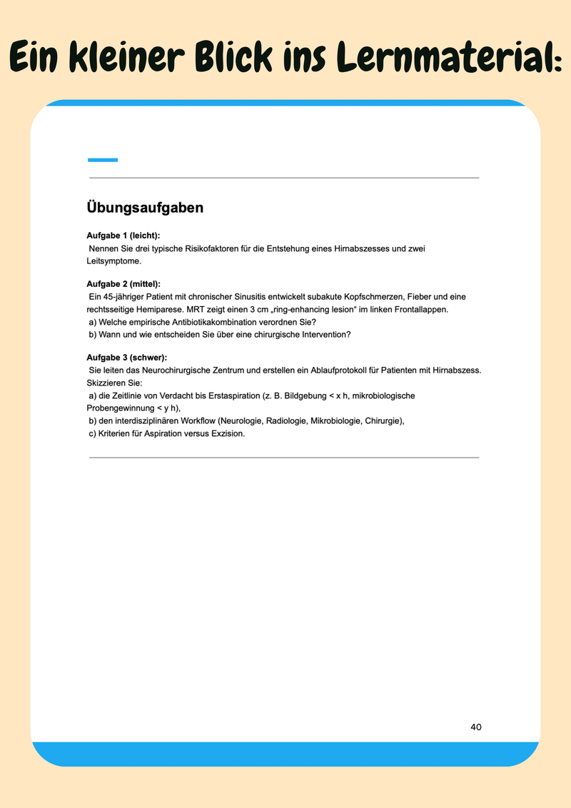Komplettpaket Medizinstudium für M1 & M2 - Entspannt durch Vorklinik & Klinik Bild 8