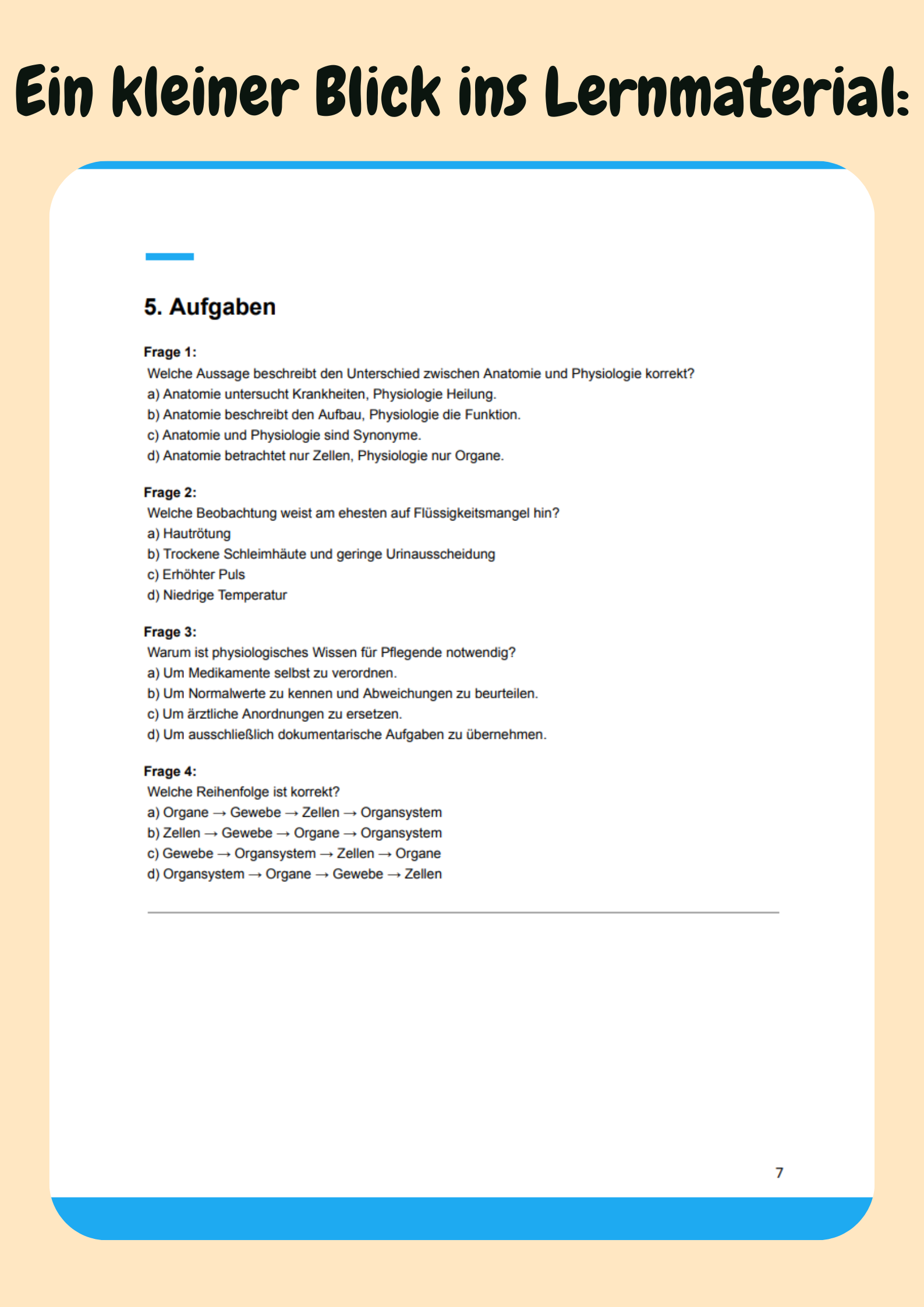 Anatomie, Physiologie & Krankheitslehre – Dein Komplettpaket für die Pflegeausbildung Großansicht 8
