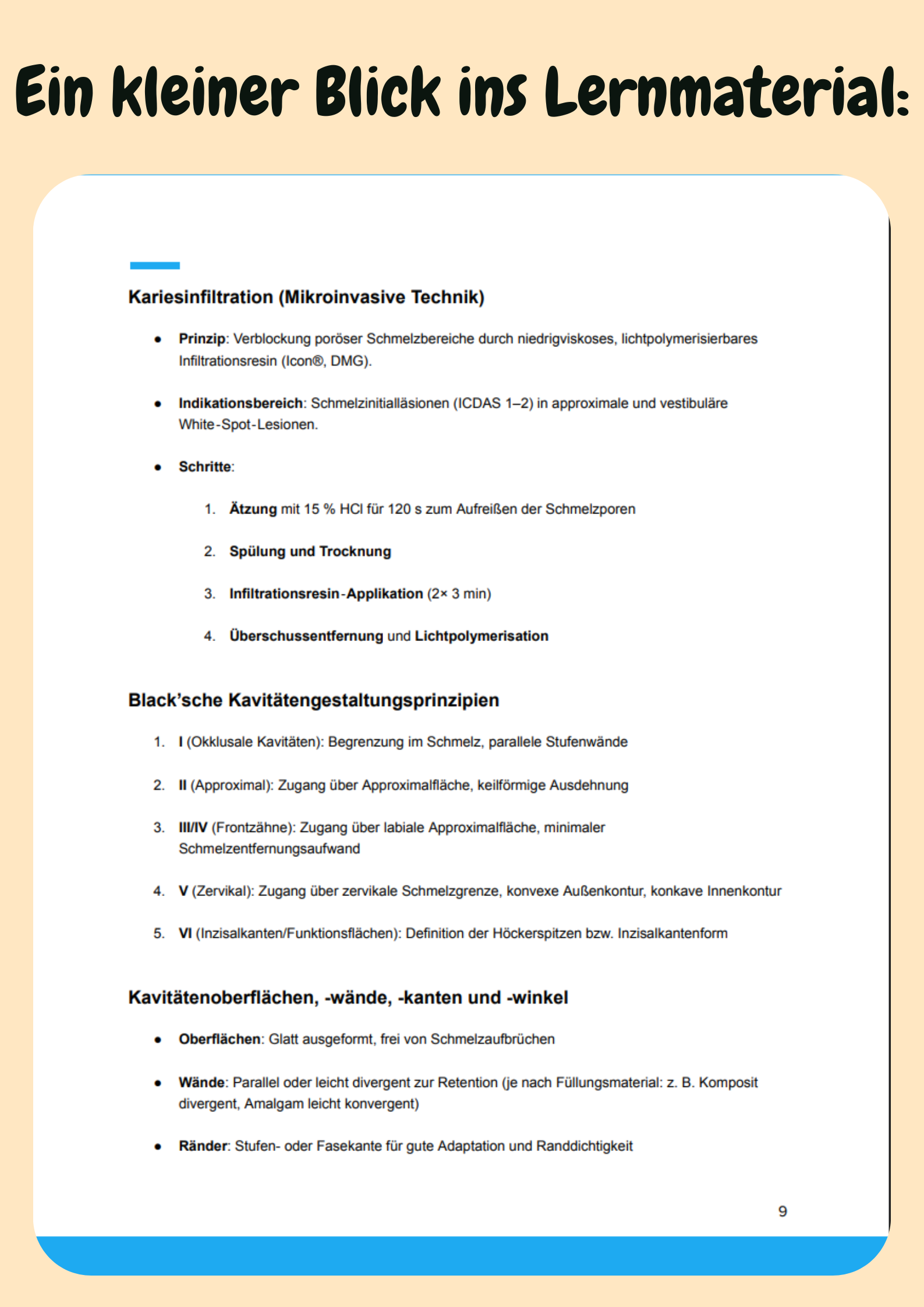 Vorklinik Komplettkurs Zahnmedizin – Sicher durchs Z1 Großansicht 12