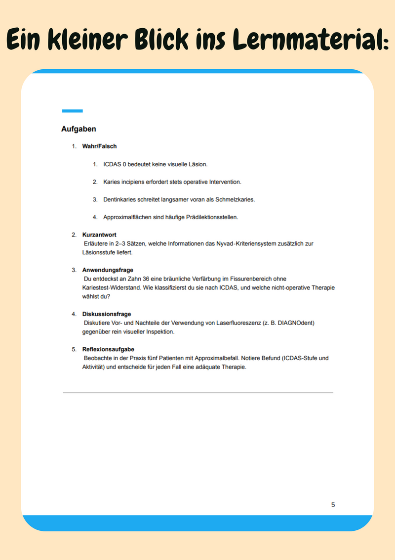 Vorklinik Premium Komplettkurs Zahnmedizin – Dein umfassendes Fundament für das Z1 Bild 23