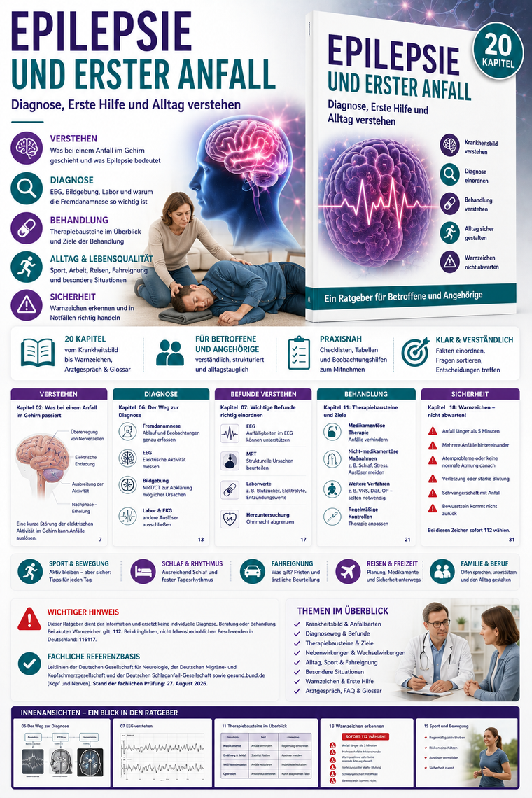Epilepsie und erster Anfall – Diagnose, Erste Hilfe und Alltag verstehen