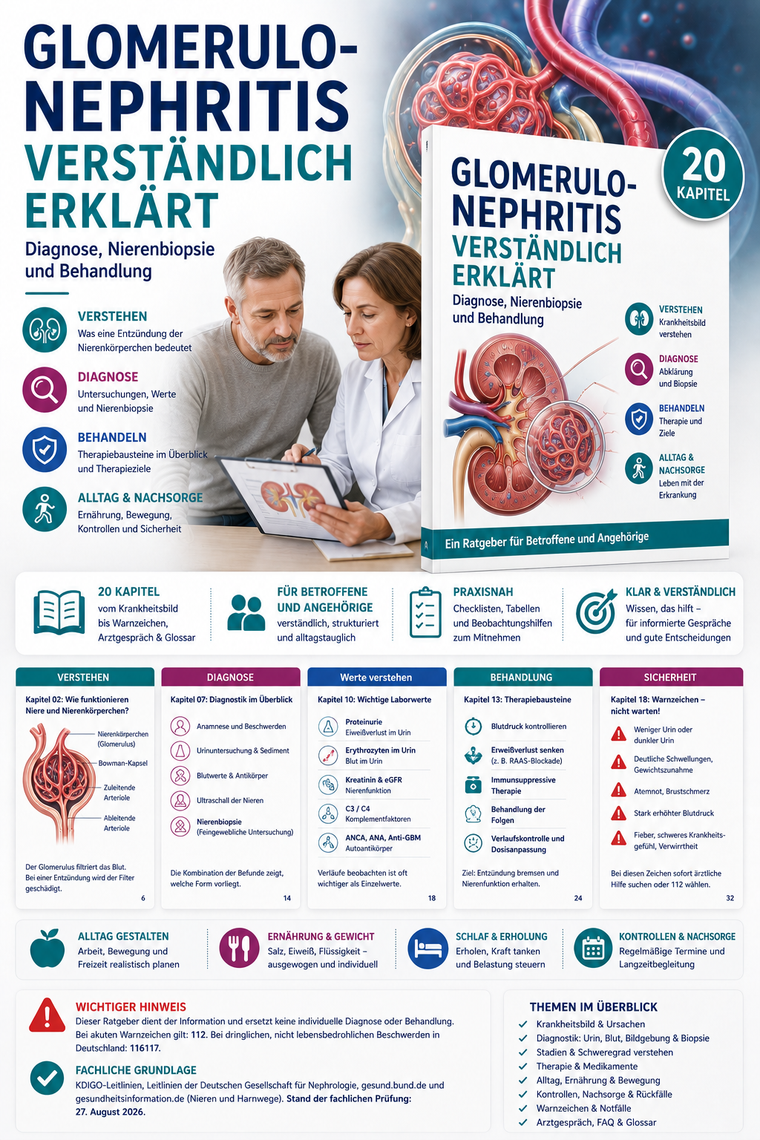 Glomerulonephritis verständlich erklärt – Diagnose, Nierenbiopsie und Behandlung