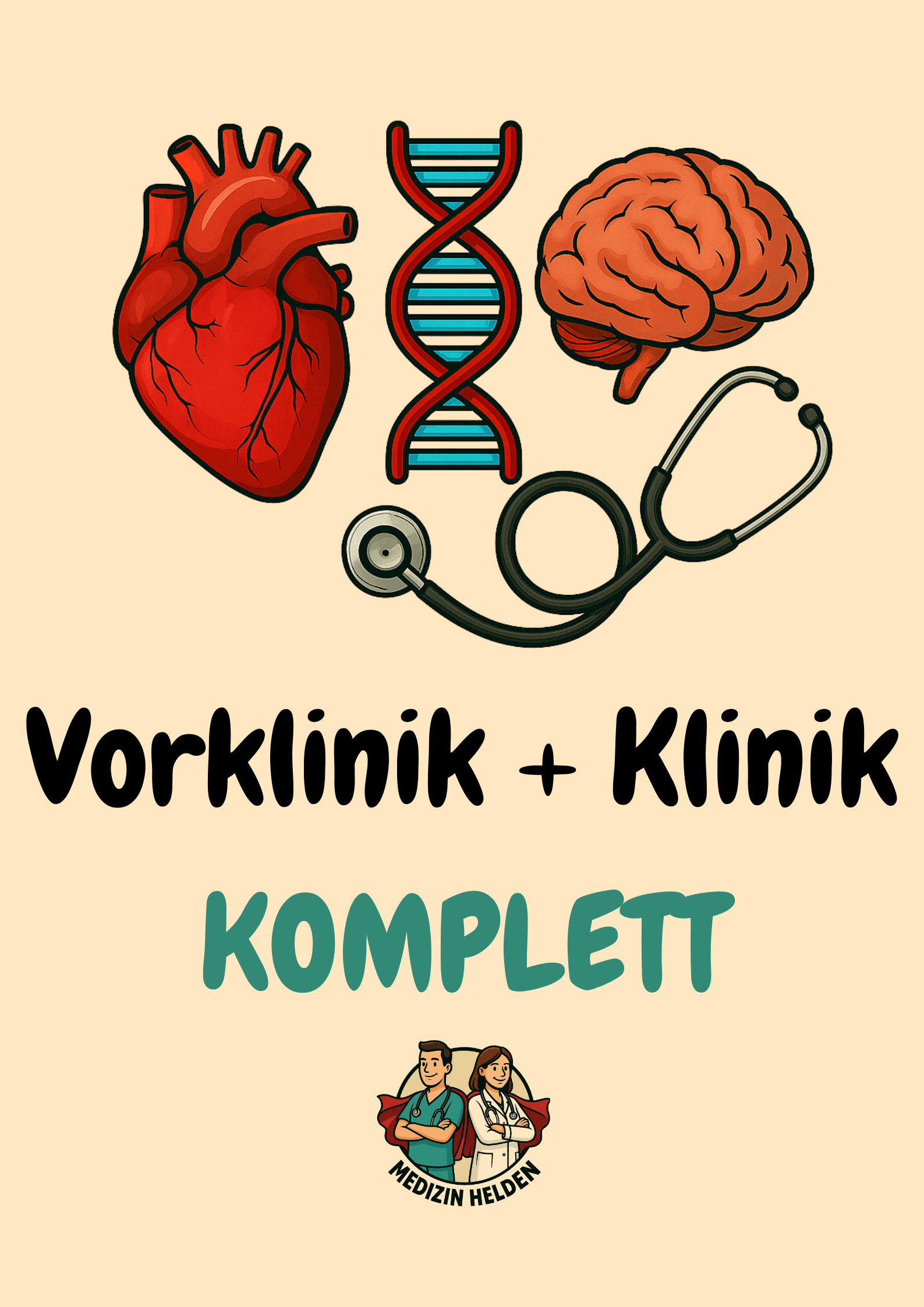 Komplettpaket Medizinstudium für M1 & M2 - Entspannt durch Vorklinik & Klinik