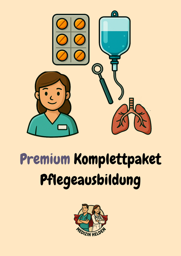 Premium Komplettpaket Pflegeausbildung – Dein Rundum-Paket für Theorie & Praxis