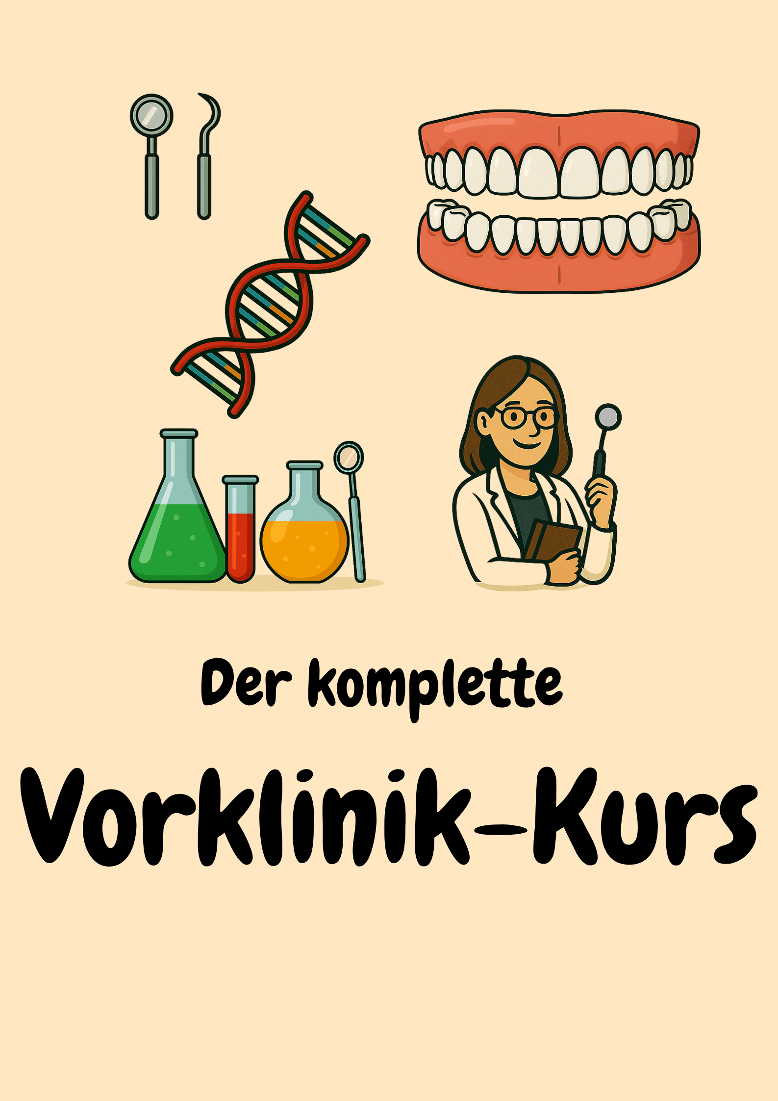 Vorklinik Zahnmedizin – Komplettpaket aus 4 Kursen fürs Z1