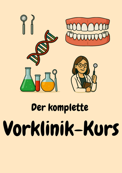 Vorklinik Komplettkurs Zahnmedizin – Sicher durchs Z1