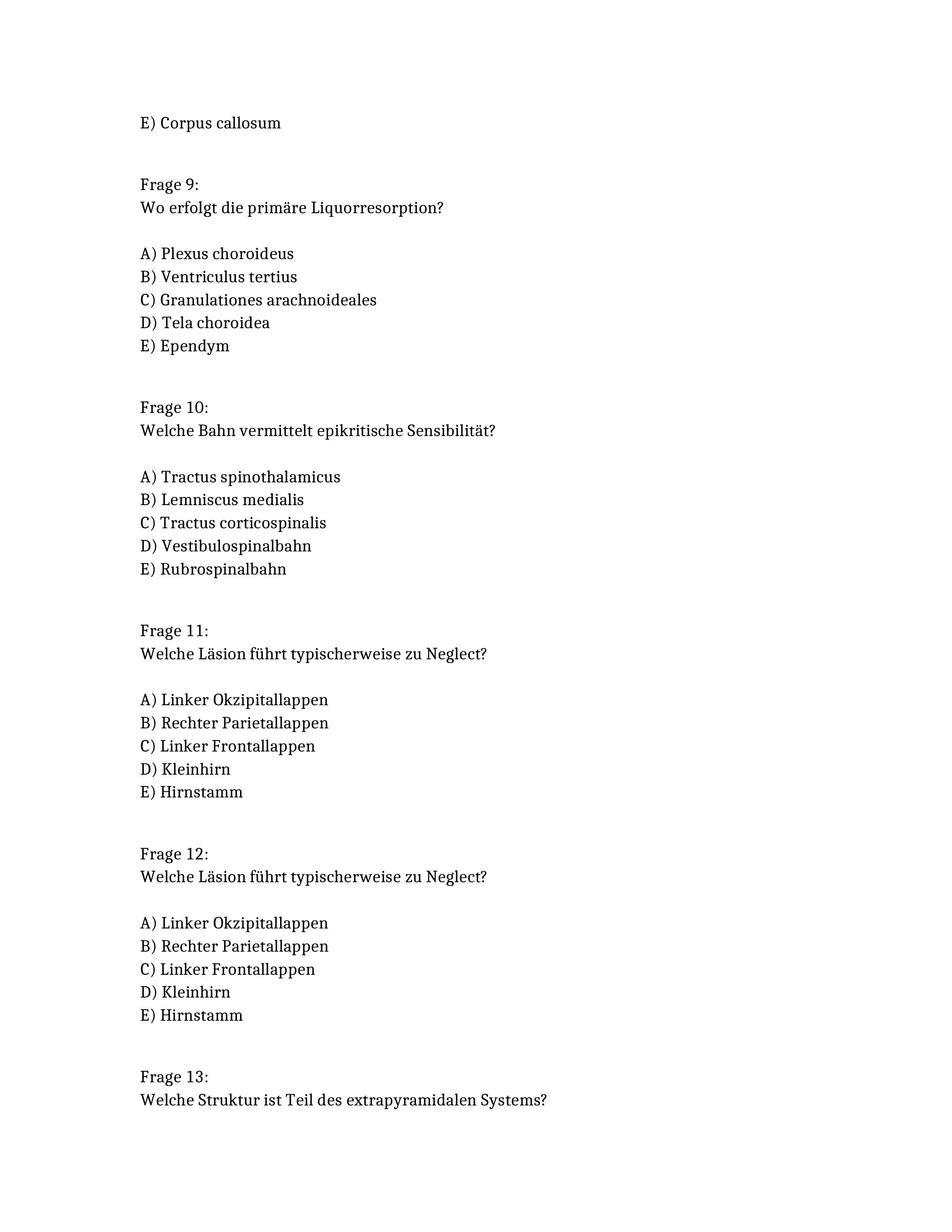 Anatomie sicher bestehen: 250 prüfungsnahe MC-Fragen für das Physikum