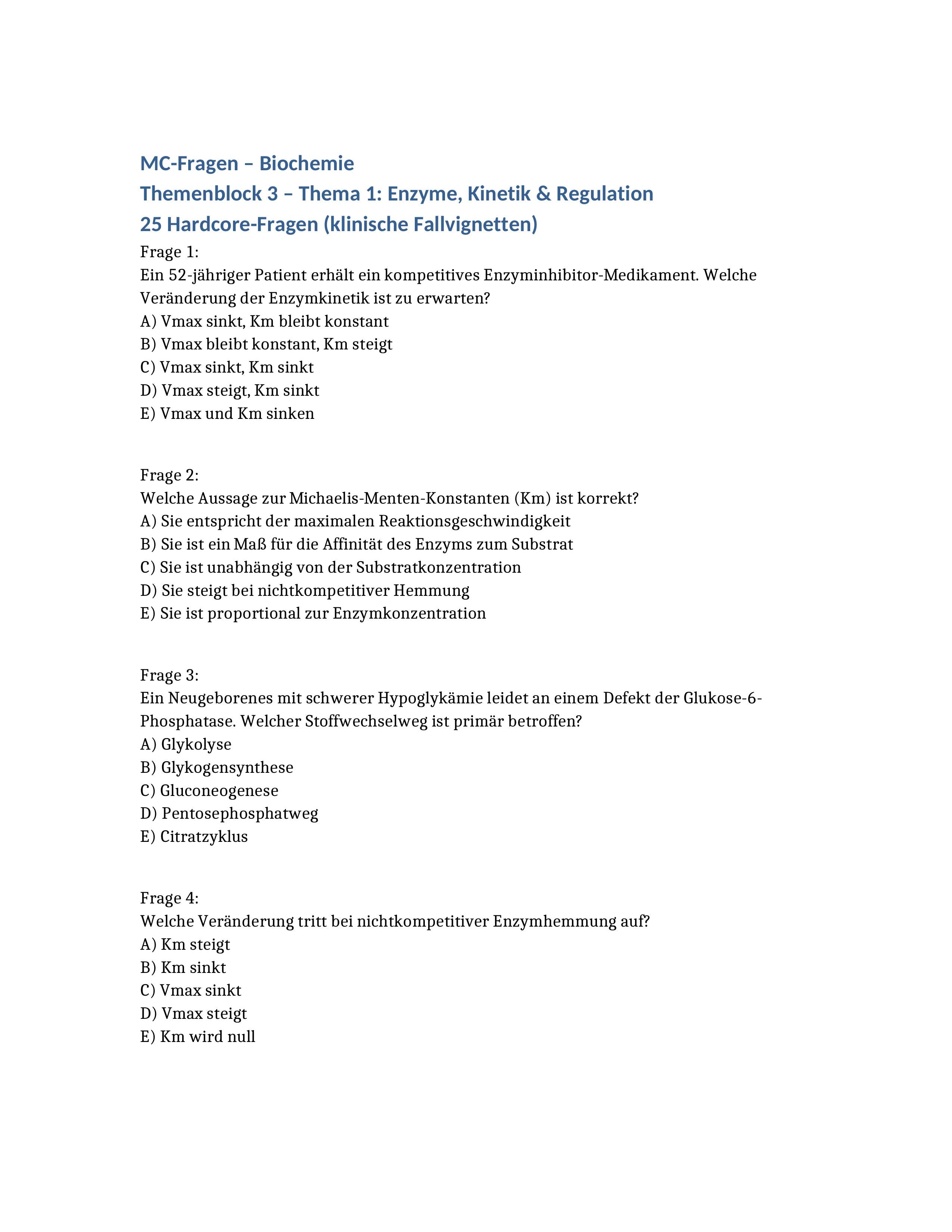 Das komplette Physikum in einer Simulation: 1000 MC-Fragen auf Examensniveau