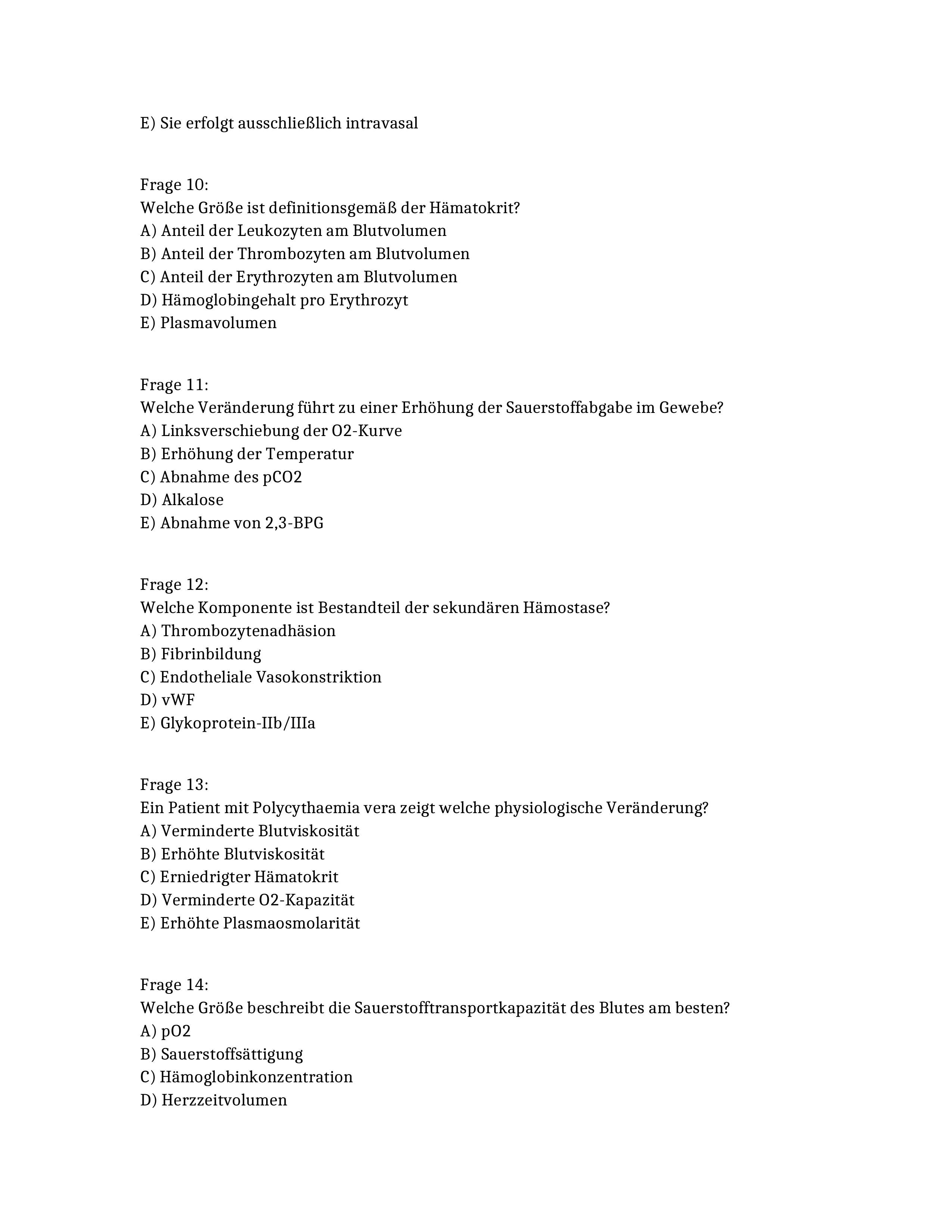 250 Physiologie-MC-Fragen fürs Physikum – Prüfungs-Simulation für das 1. Staatsexamen Medizin