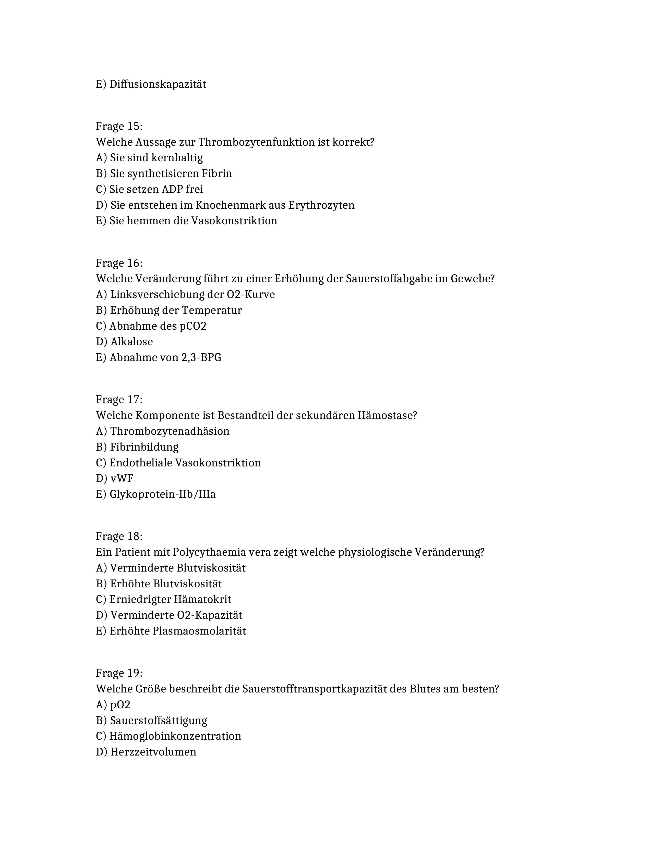 250 Physiologie-MC-Fragen fürs Physikum – Prüfungs-Simulation für das 1. Staatsexamen Medizin
